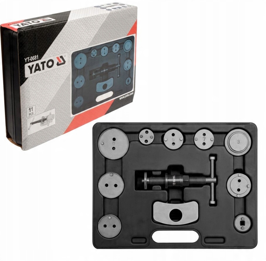 

Yato YT0681 Zestaw Wyciskania Tłoczków Hamulcowych