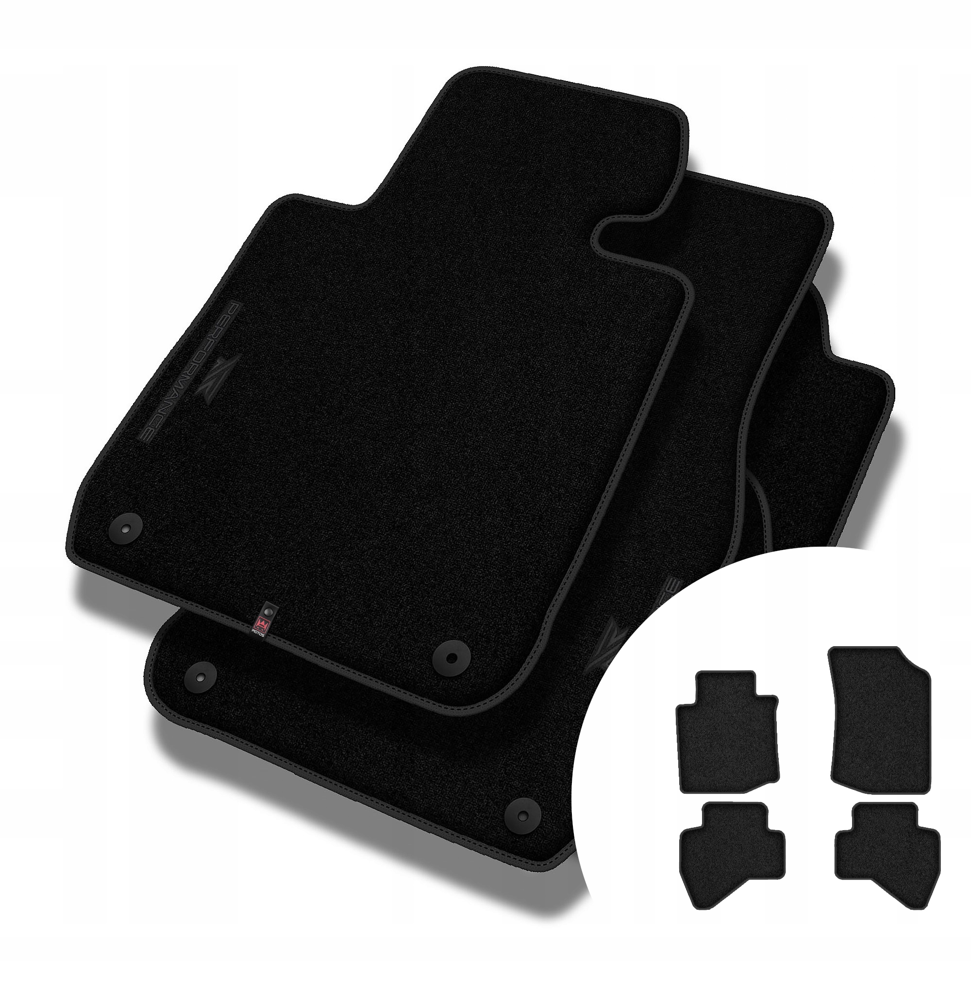 Velurové koberce Performance Premium pro Toyota Aygo I 2005-2014
