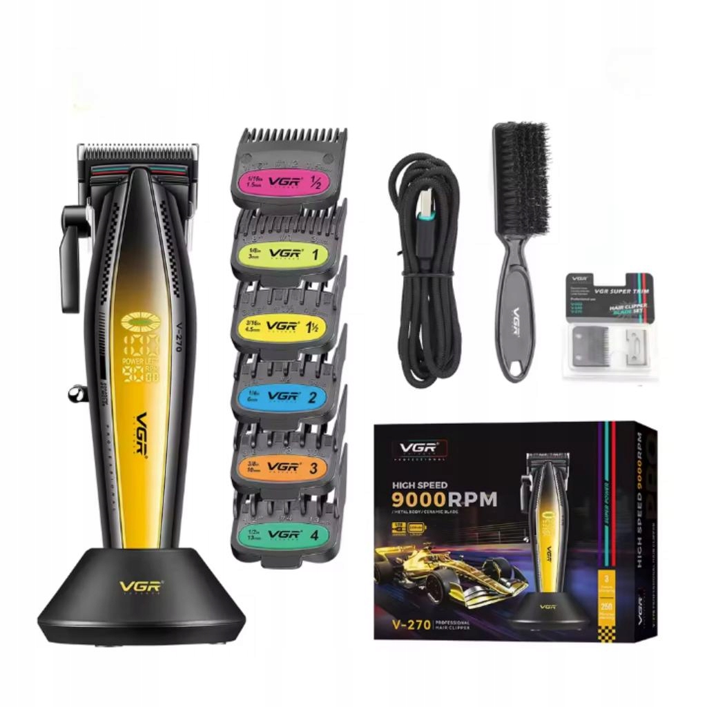 Vgr Maszynka V-270 Złota 9000obr/min