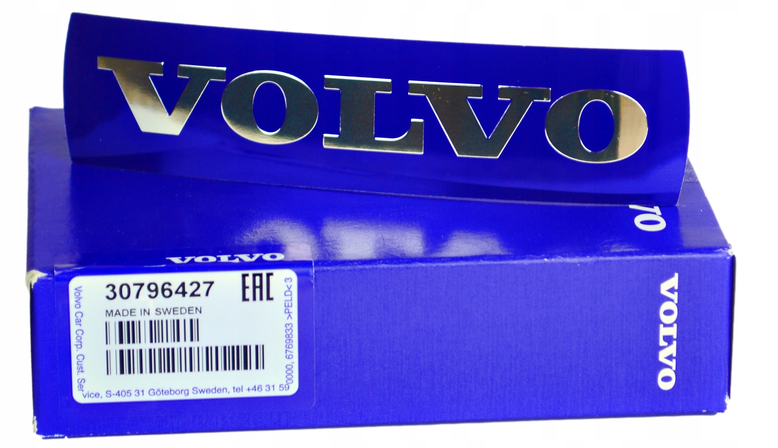 

Oe Volvo Emblemat Naklejka Na Grill 30796427 135MM