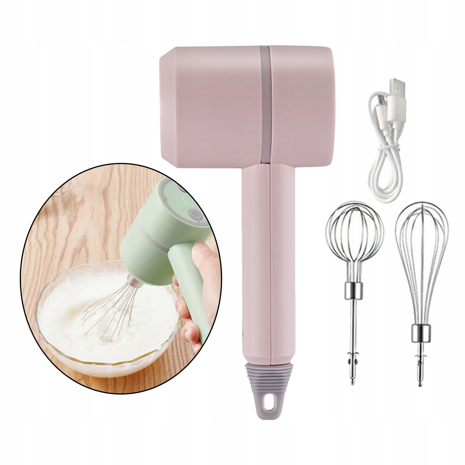 Elektryczny mikser ręczny USB 3 prędkości Liczba poziomów prędkości 0