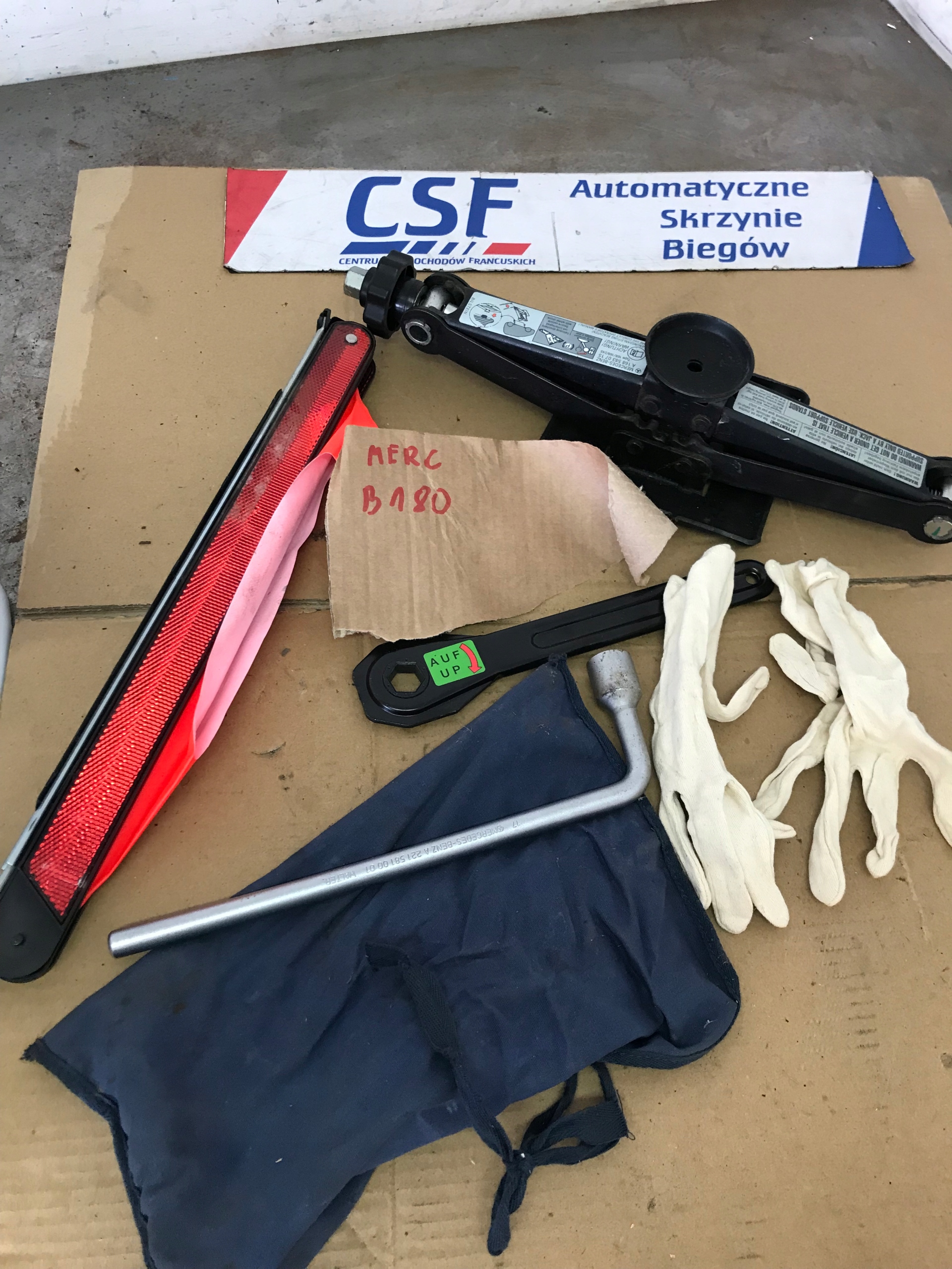 MERCEDES B KLASA W245 ZESTAW NAPRAWCZY KOŁA LEWAREK TRÓJKĄT ORYGINAŁ