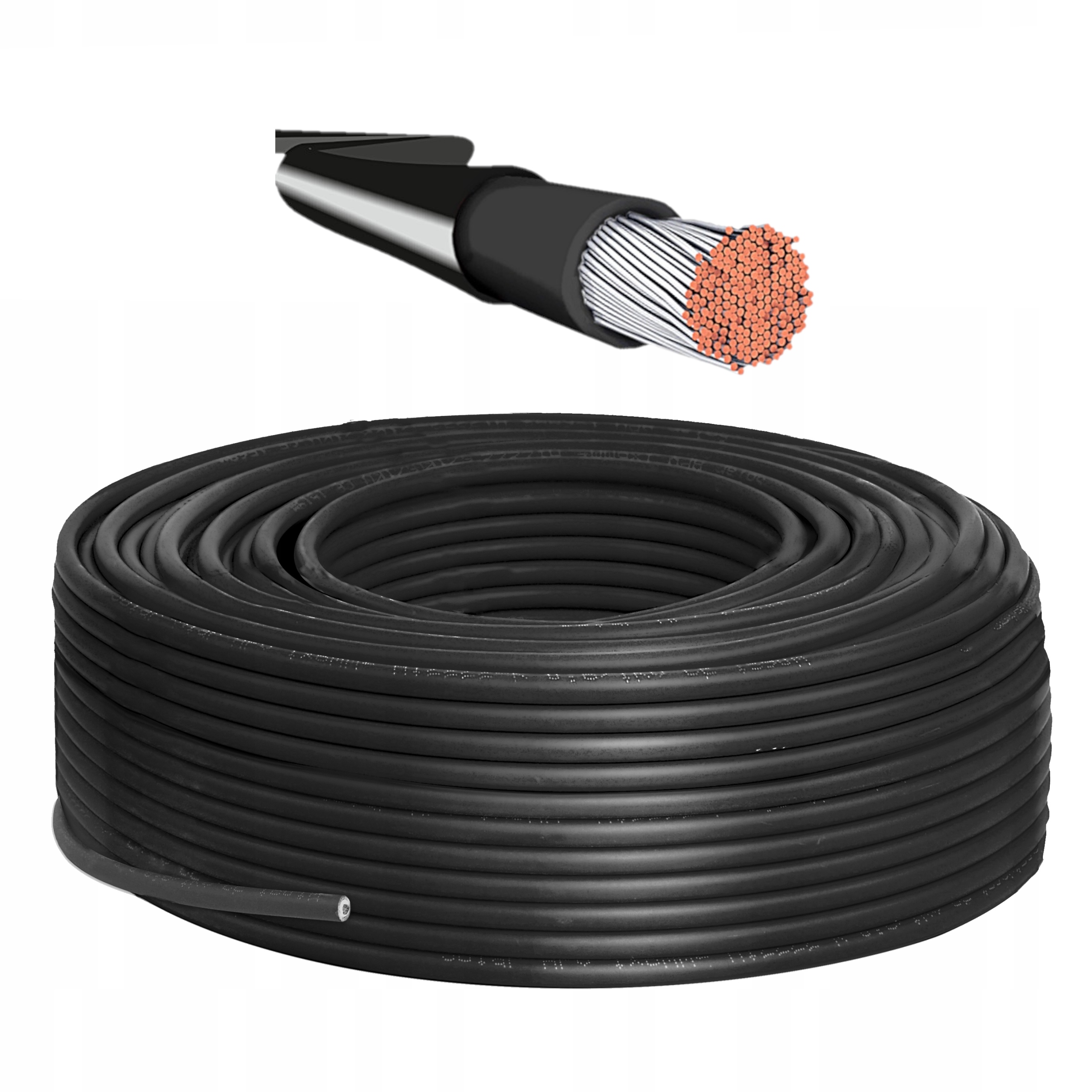 Kabel Przewód Solarny 4mm 1000V Kompatybilny Z MC4 25m Fotowoltaika Pv