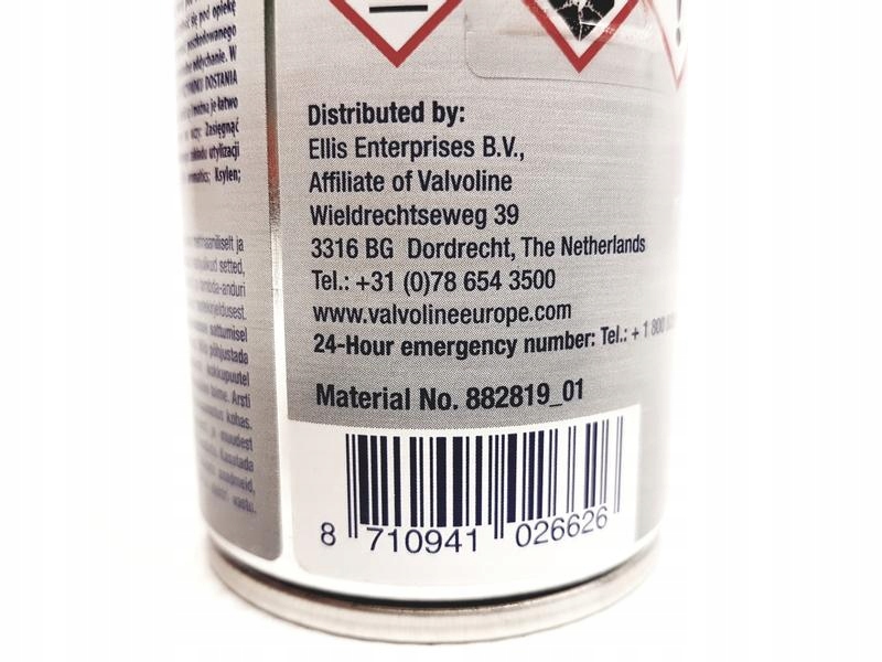 VALVOLINE PETROL SYSTEM CLEANER DO BENZYNY 300ML Producent Valvoline