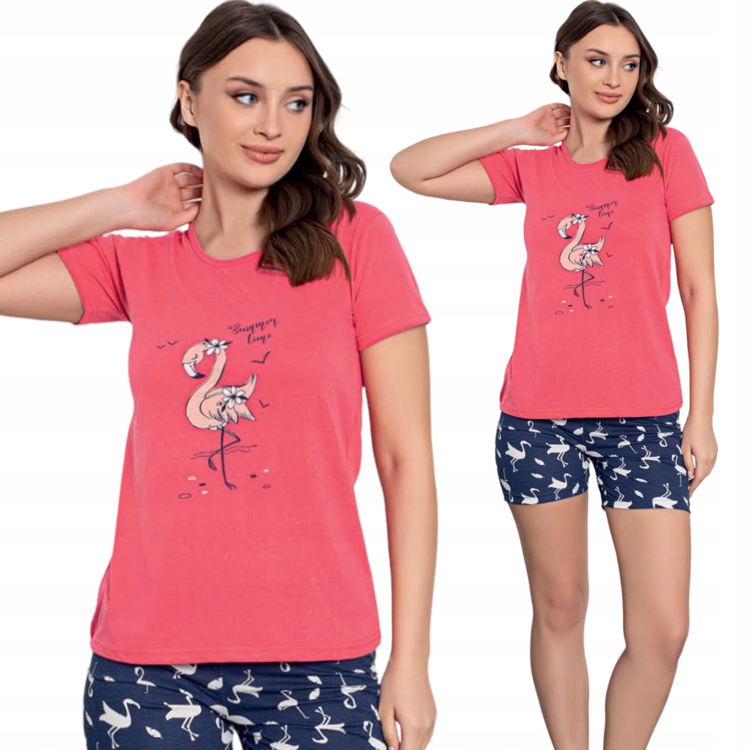 

Pizama Damska Krotki Rękaw Krotki Spodenki/bawełna