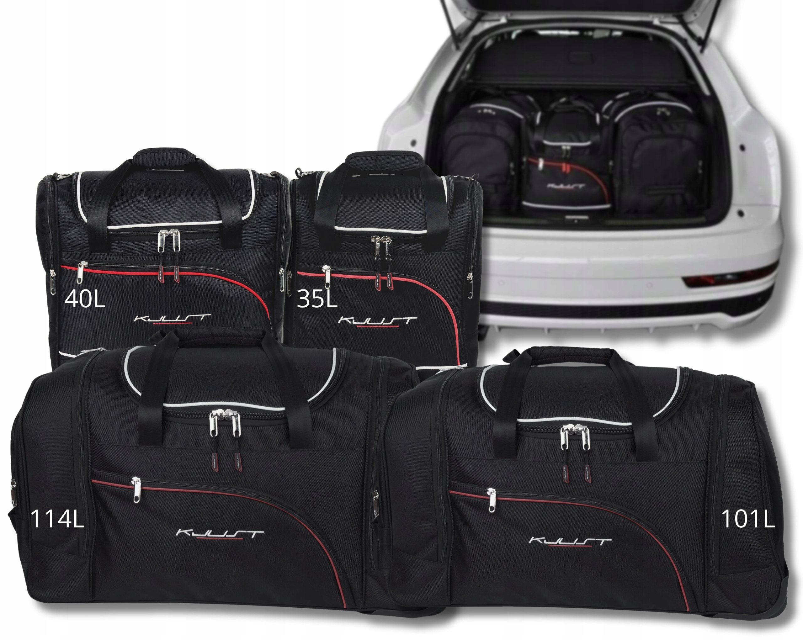 Cestovná Taška Do Kufra Audi Q3 2011-2018 4 ks
