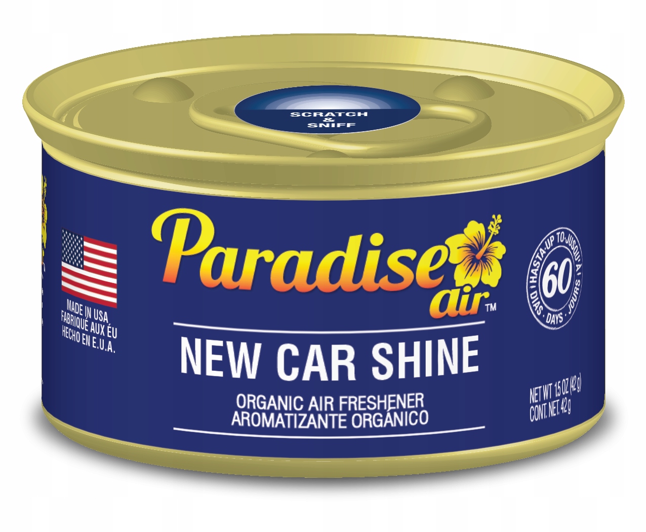 

Paradise Air Organic puszka zapach New Car Shine