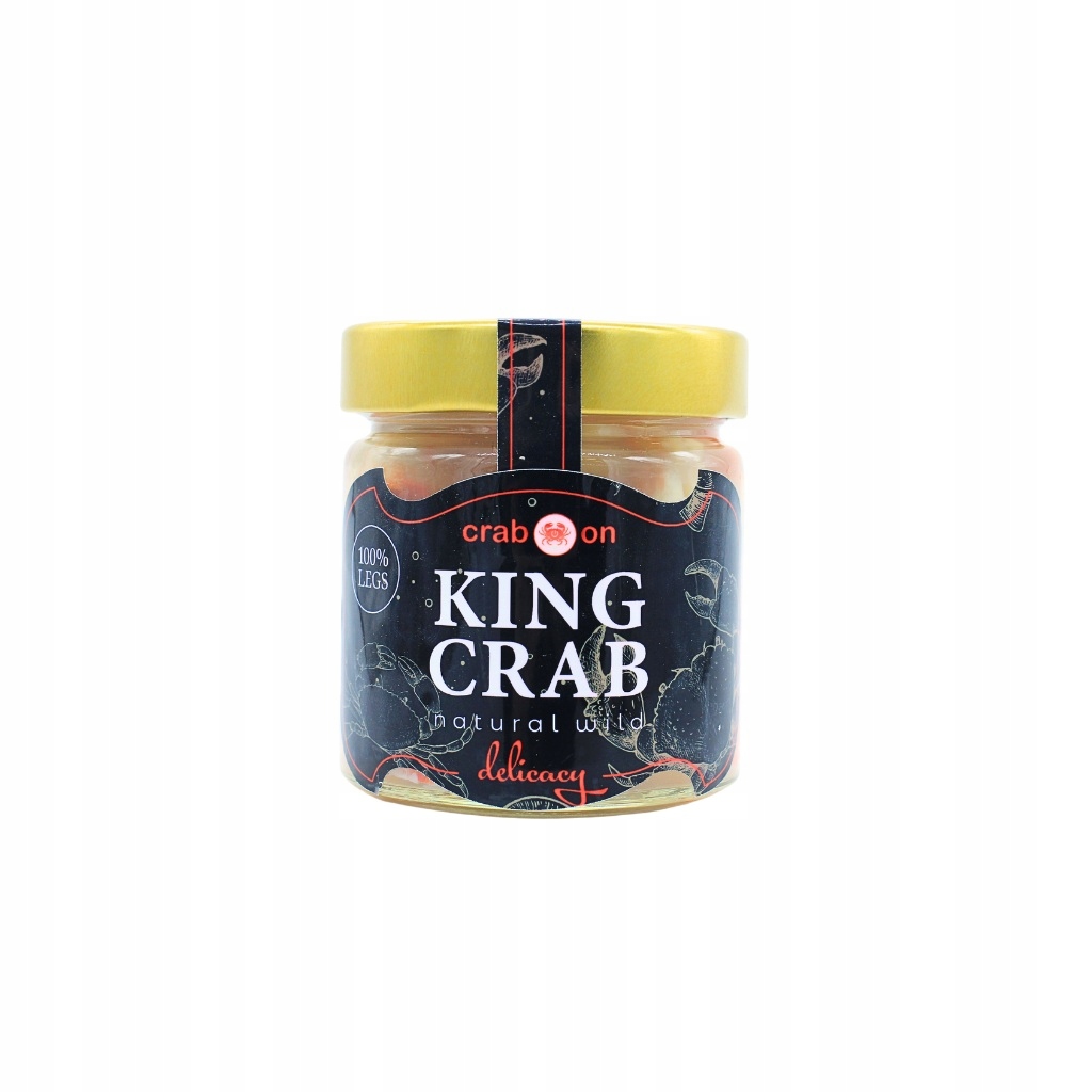 Levně Kamčatské krabí maso v nálevu „Crab On“ sklenice 200 g