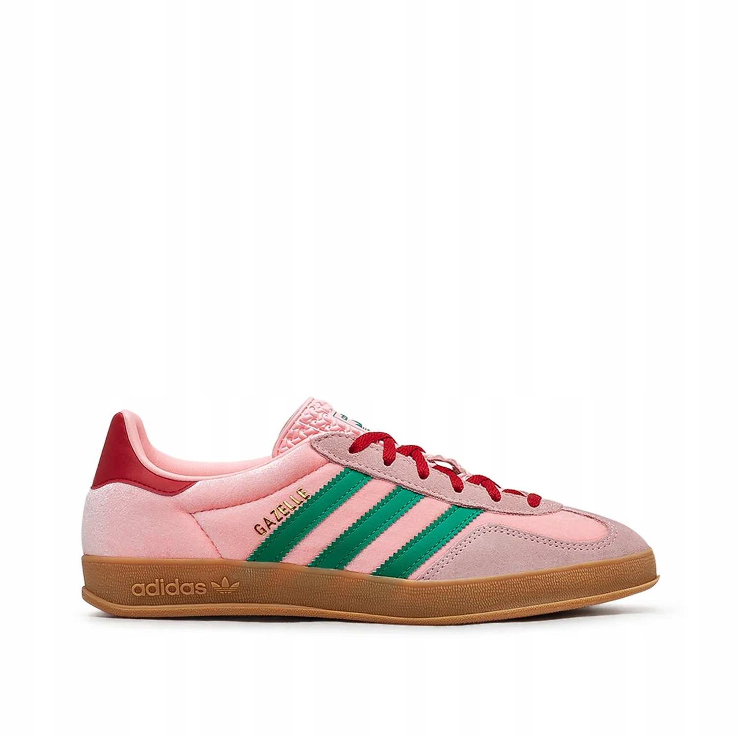 Boty Adidas Gazelle Indoor W "Glow Pink Court Green" JI2713 vel 36