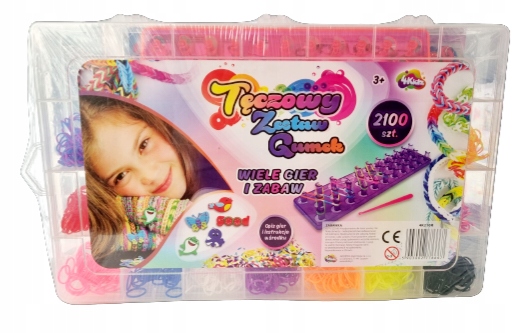 

Gumki Do Robienia Bransoletek 2100 Szt +zawieszki