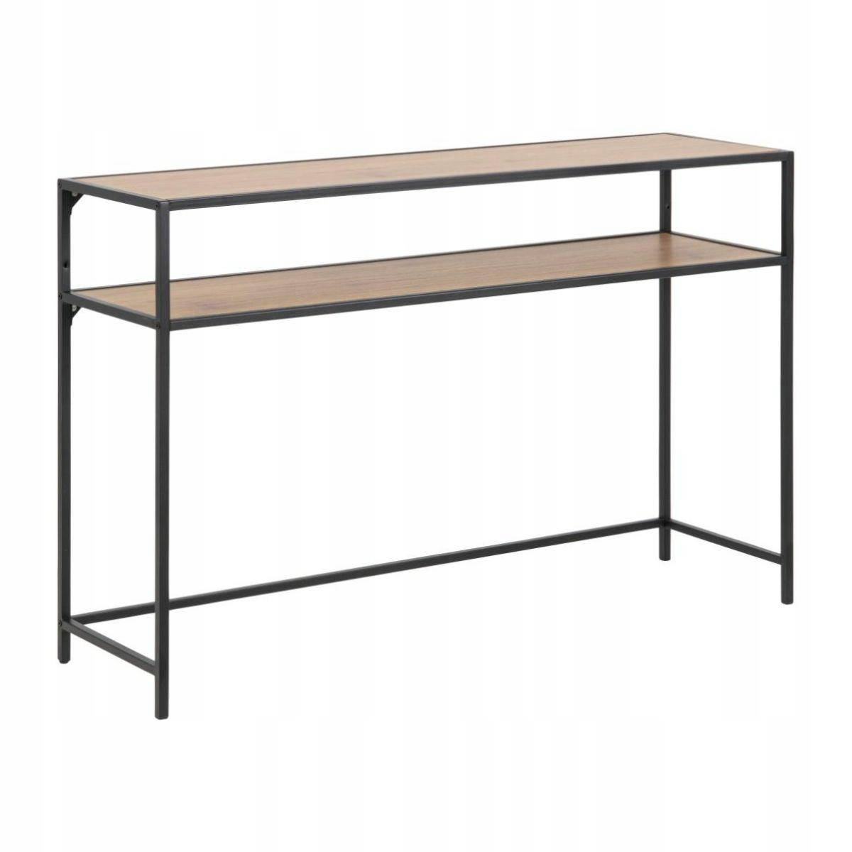 Konzolový Stolek do předsíně obývacího pokoje s policí, pomocný stolek 120x35x79 cm