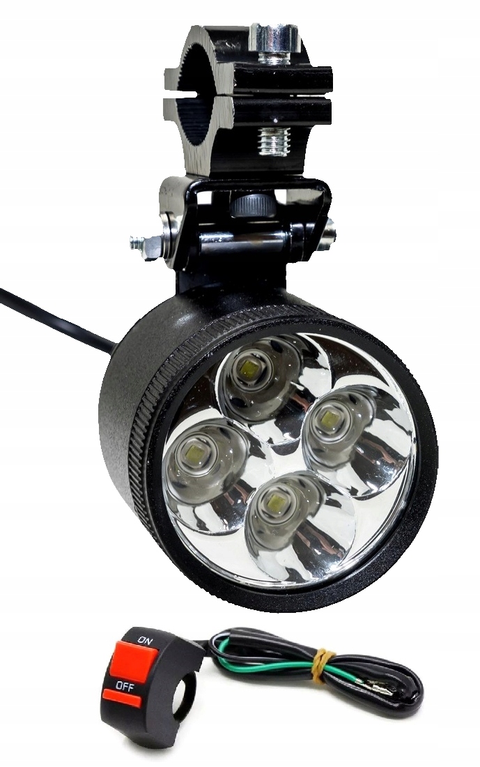 Halogen 4 Led Lampa 40W Světlomet Quad Vypínač