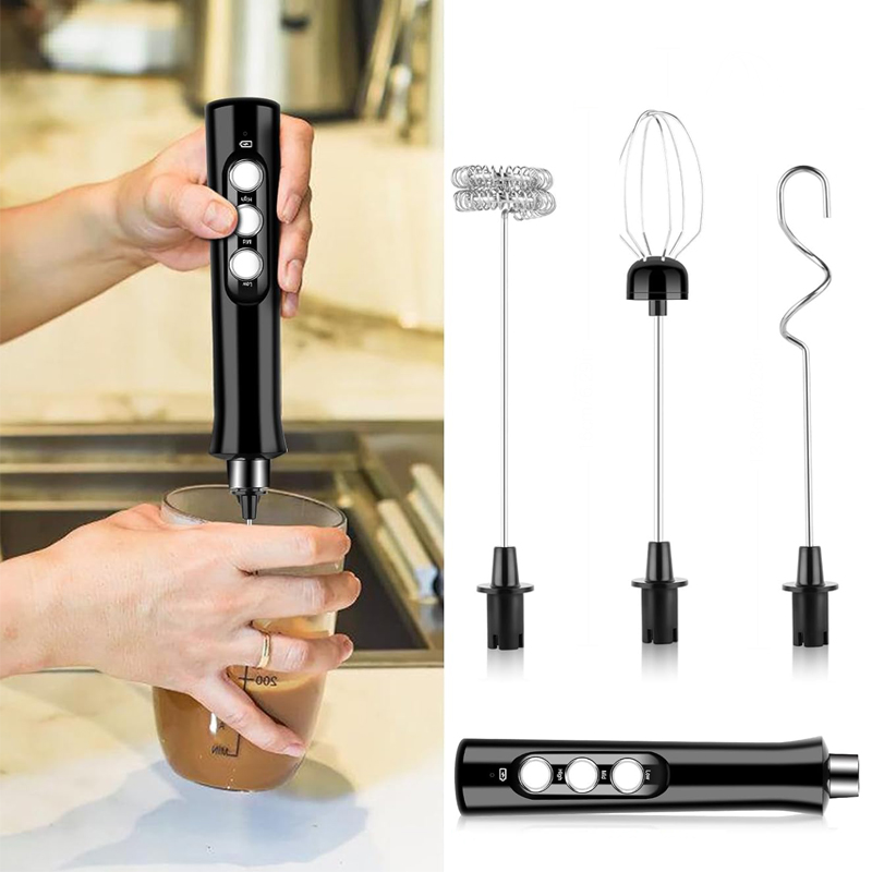 ELEKTRYCZNY BEZPRZEWODOWY SPIENIACZ UBIJACZ DO MLEKA MINI MIKSER USB 3w1 Model Frother 785