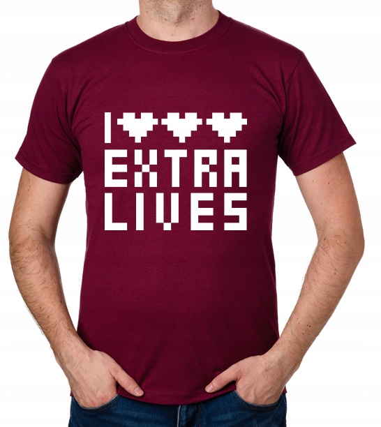 

koszulka I Love Extra Lives prezent
