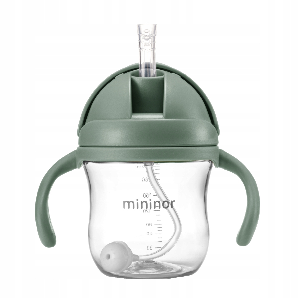 

Bidon niekapek ze słomką 220 ml Jungle Mininor