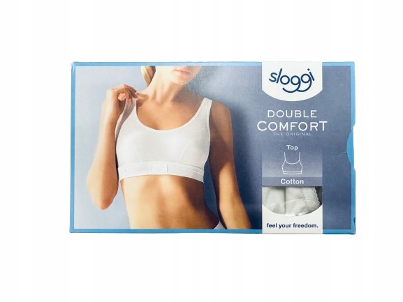 Sloggi Double Comfort top bawełniany biały r. 38