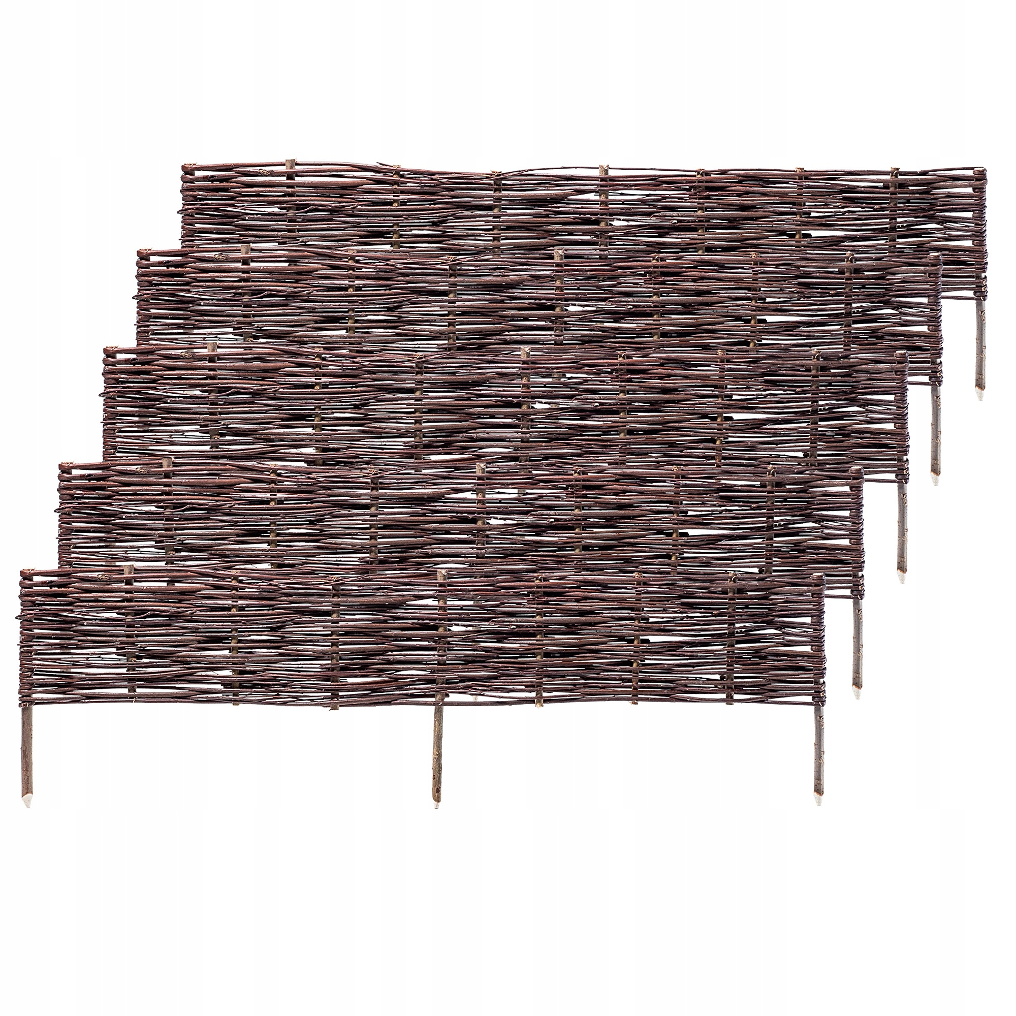 

Palisada Ogrodowa 120x20cm Płotek Wiklinowy 5szt