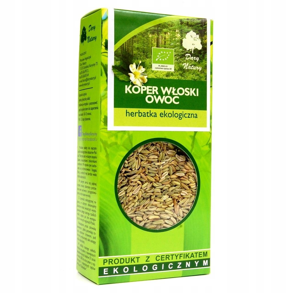 

Koper włoski owoc Bio 50g Dary Natury (dary Natury