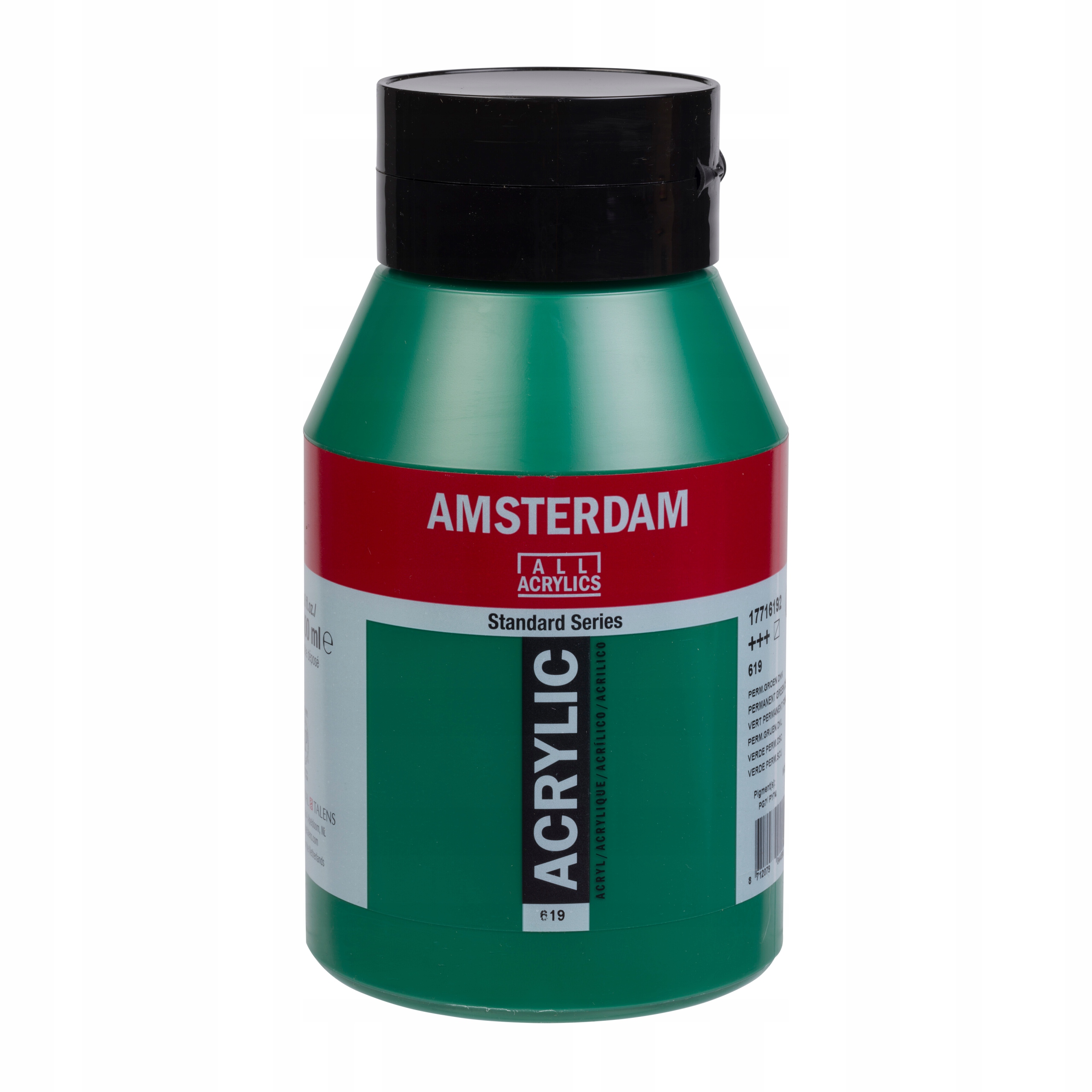 Barva akrylová Amsterdam Standard 1000ml Permanent Green Deep