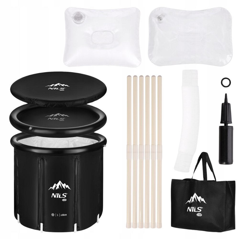 Přenosná regenerační vana Bazén pro moření Ice Tube 392 L