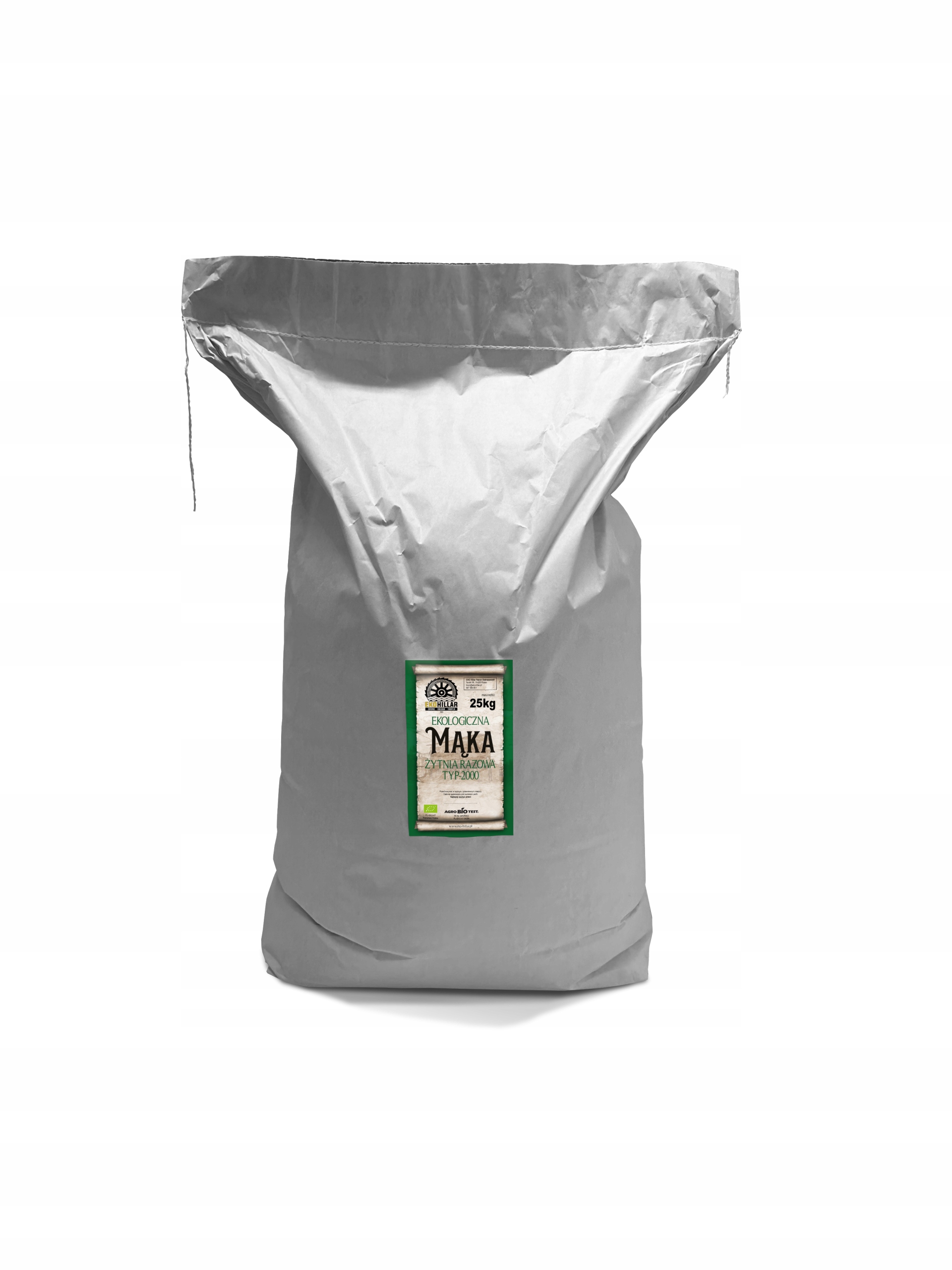 Mąka Żytnia Razowa Pełnoziarnista Typ 2000 25 Kg