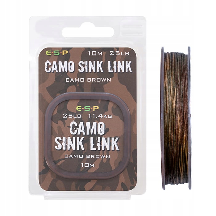Plecionka przyponowa Esp Camo Sink Link 10m Esp
