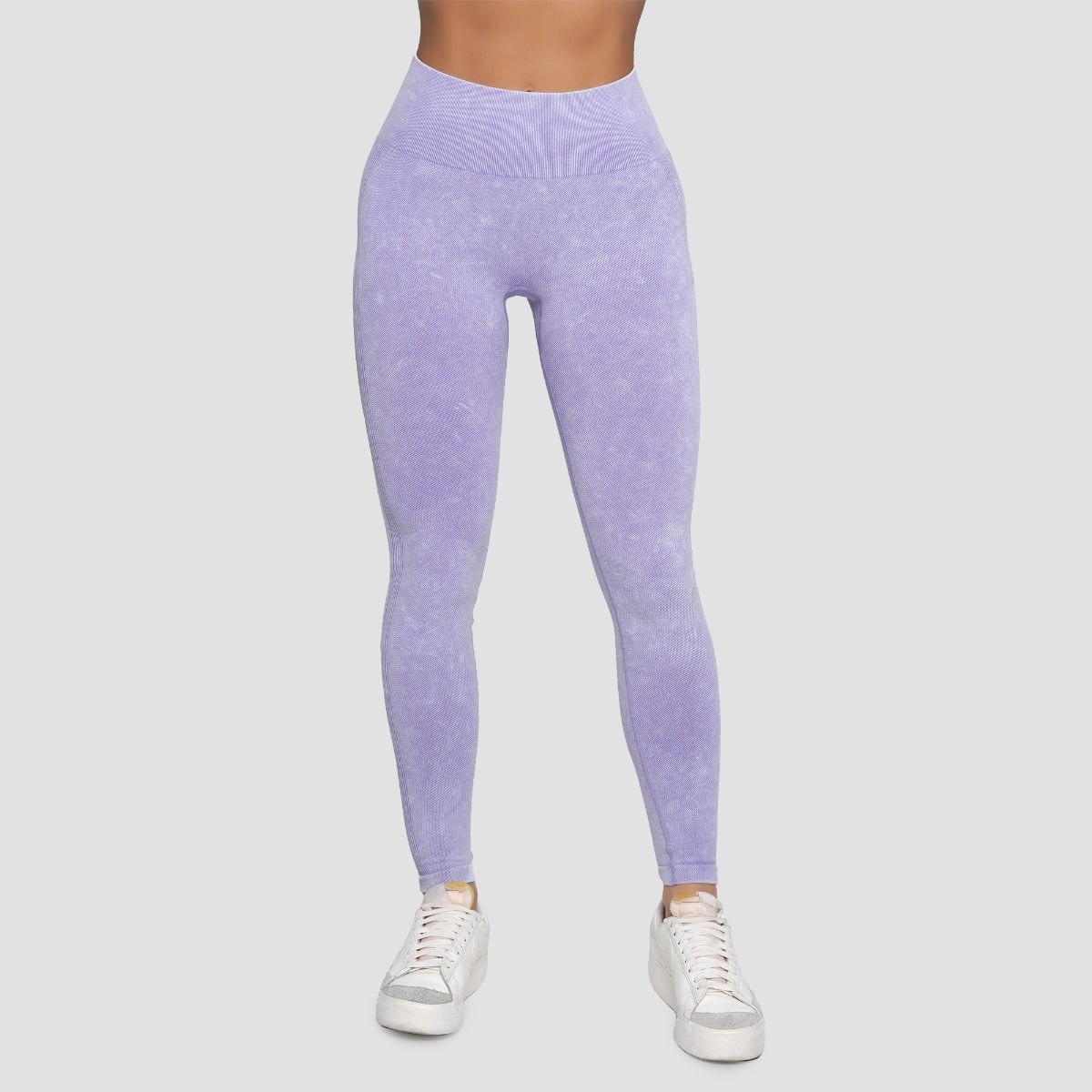 GymBeam Bezszwowe damskie legginsy Lift Violet M
