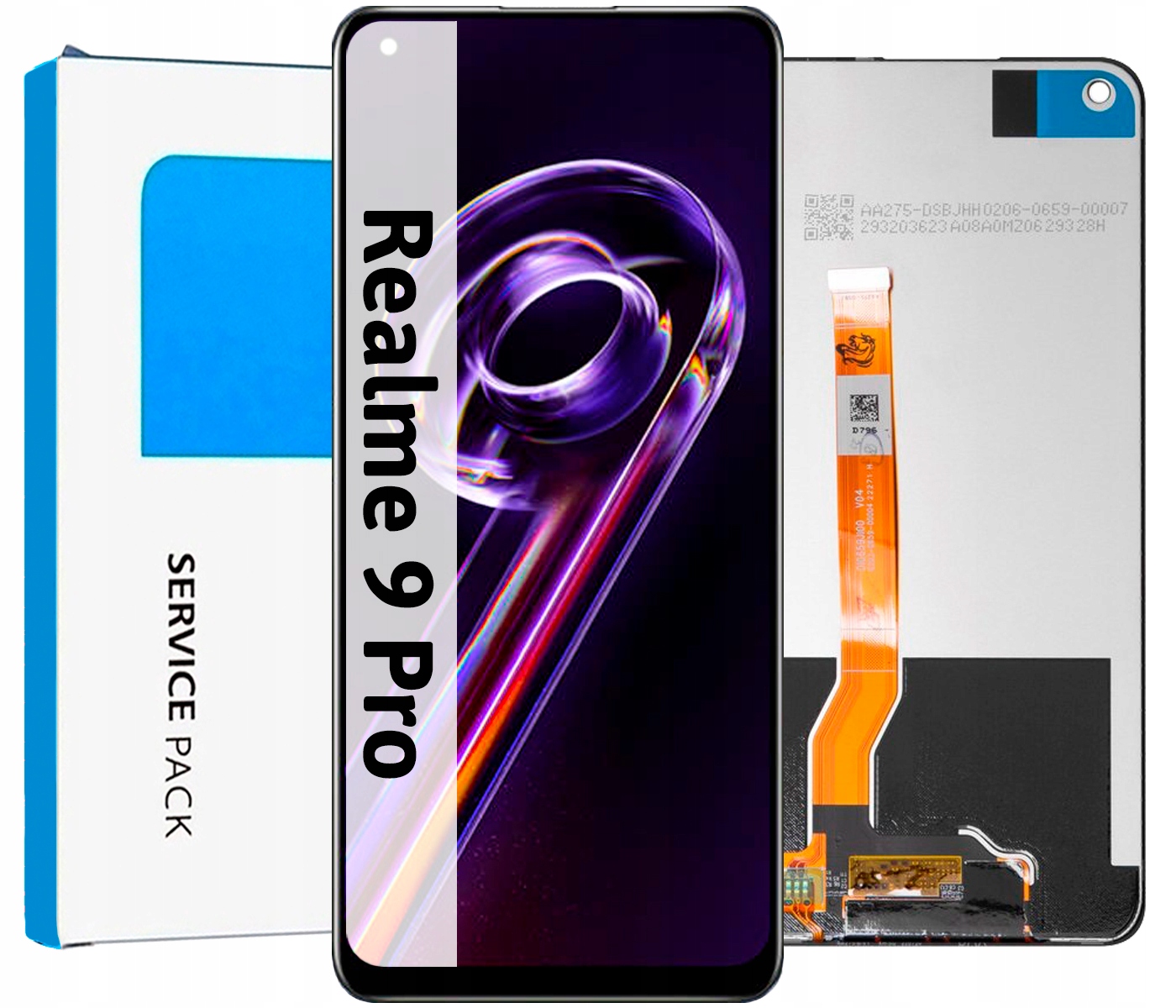 Oryginał Wyświetlacz do Realme 9 Pro LCD Ekran Łatwy Montaż