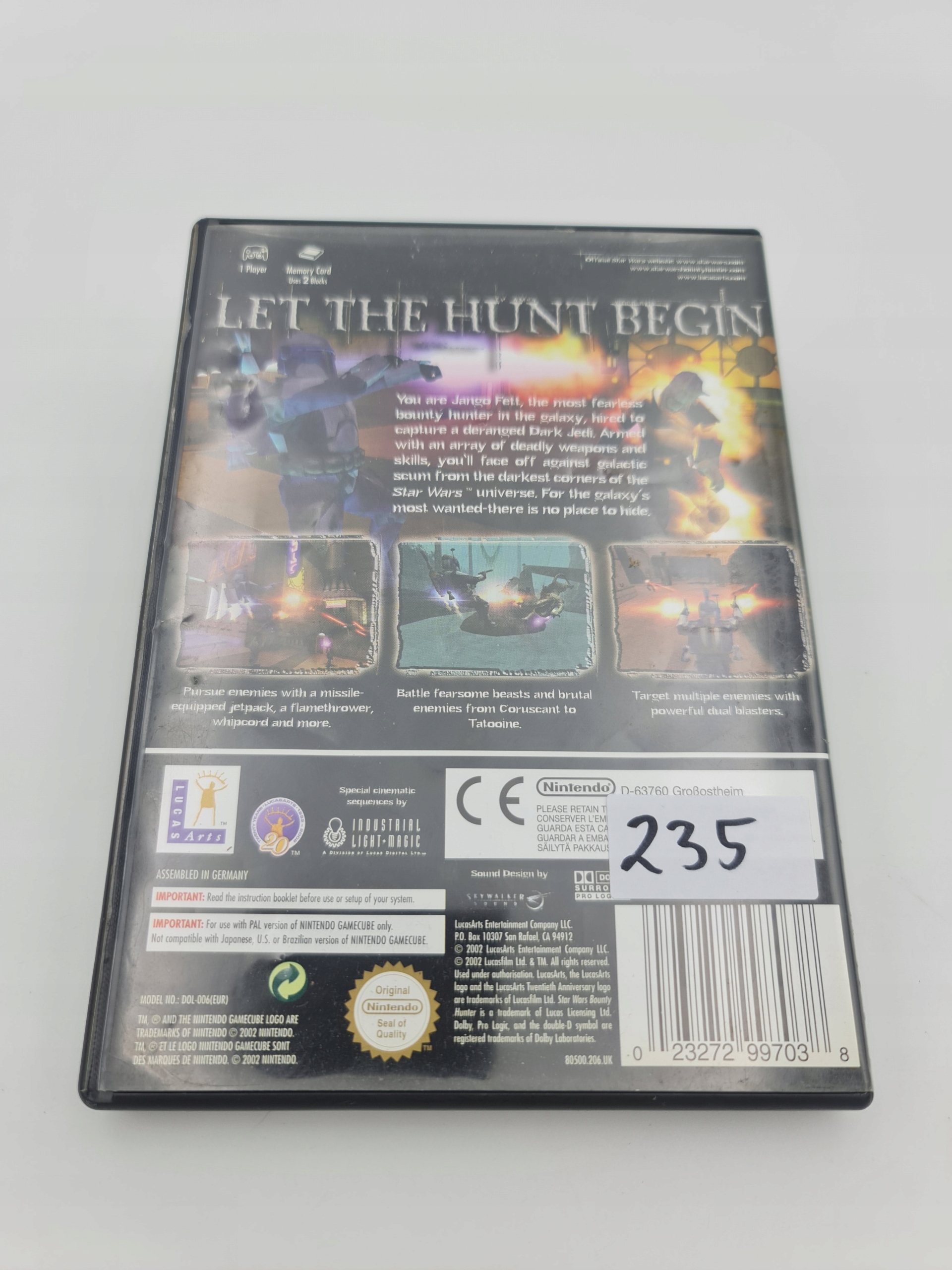 NINTENDO GAMECUBE STAR WARS BOUNTY HUNTER Producent Nintendo