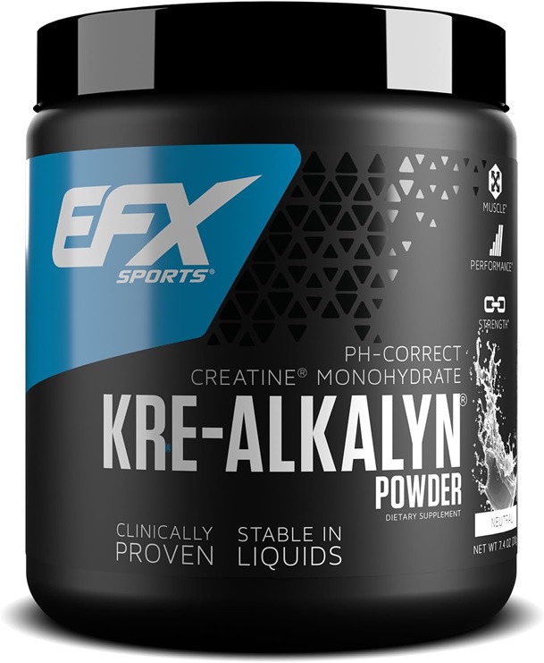Efx Sports Kreatin, Kre-Alkalyn, Bez příchuti, Prášek 210 g