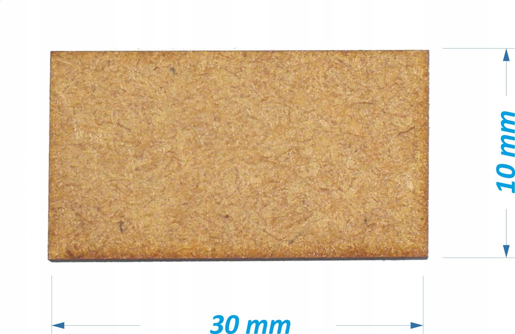 Mdf/hdf Bases 30x10 mm Podstawki pod figurki 30 szt. 3mm
