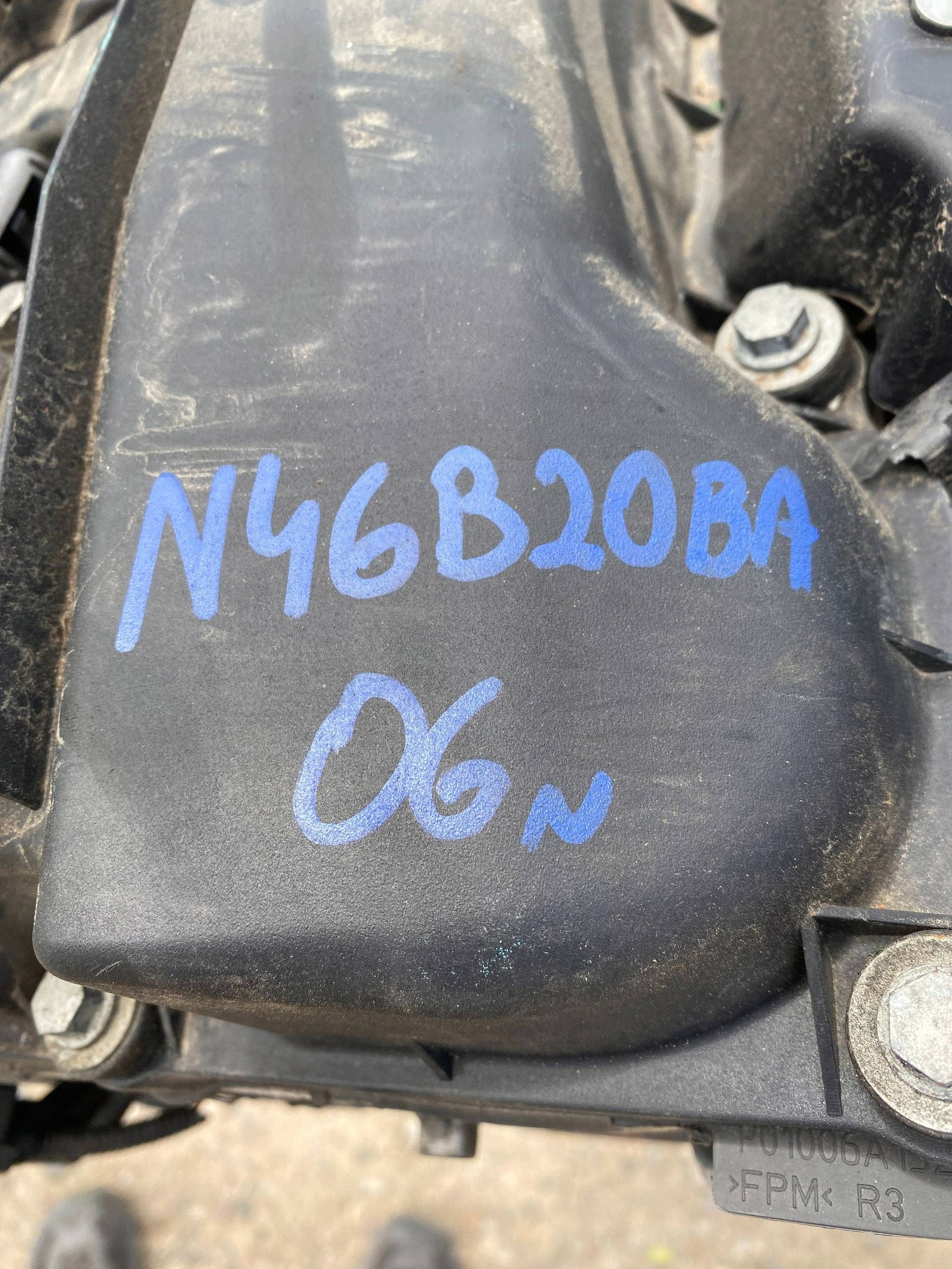 BMW 3 E90 E91 2.0 16V complete engine N46B20BA