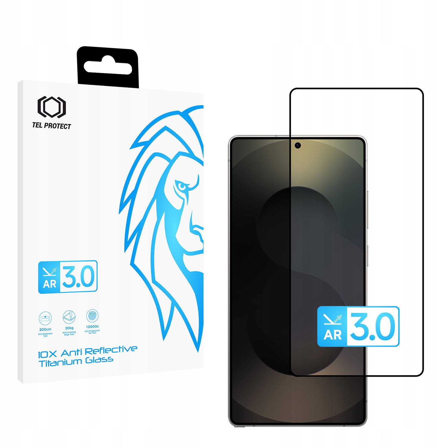 Hartowane szkło do Samsung Galaxy S25 Ultra Tel Protect 10X Ar 3.0 Titanium