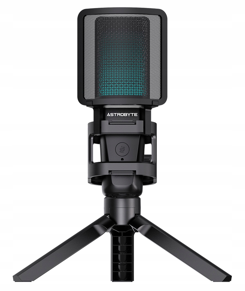 Mikrofon AstroByte NOVA BLACK - USB RGB TRIPOD / GAMING / STREAMING