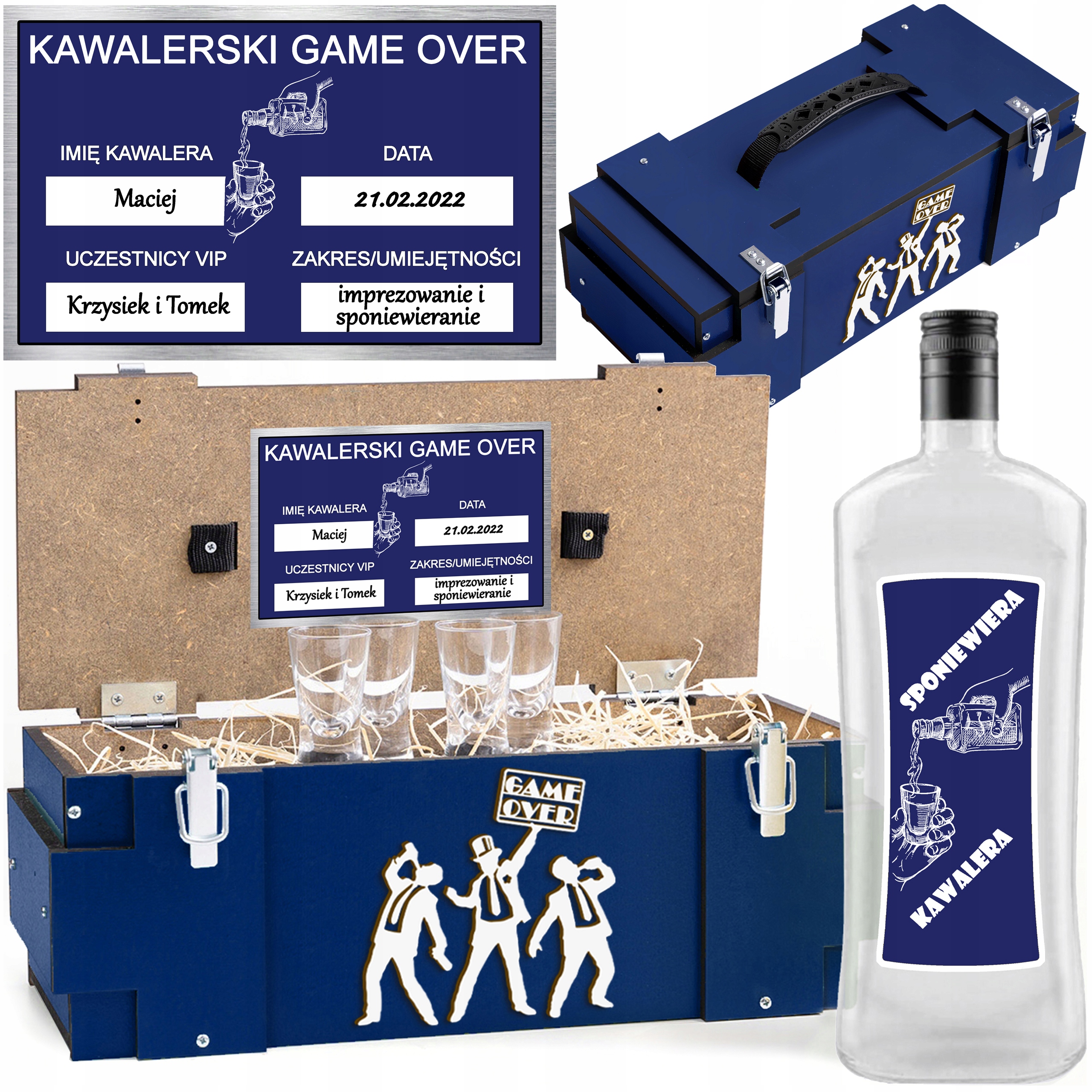 na wieczór kawalerski Skrzynka dla brata kolegi szwagra śmieszny