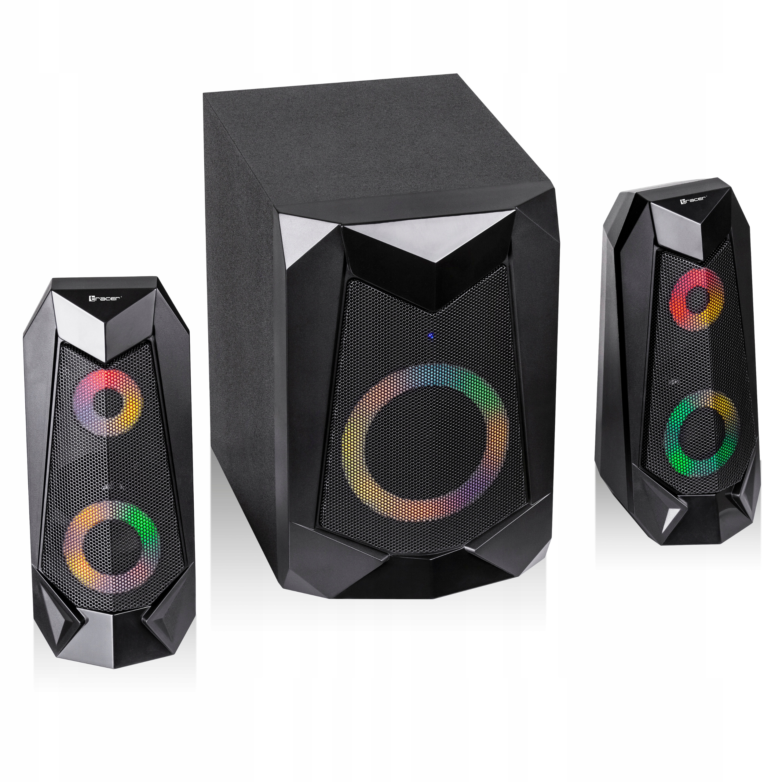 2.1 Bluetooth-колонки для комп'ютера Tracer Hi-Cube BT RGB Flow 20W LED для телевізора Бренд Tracer