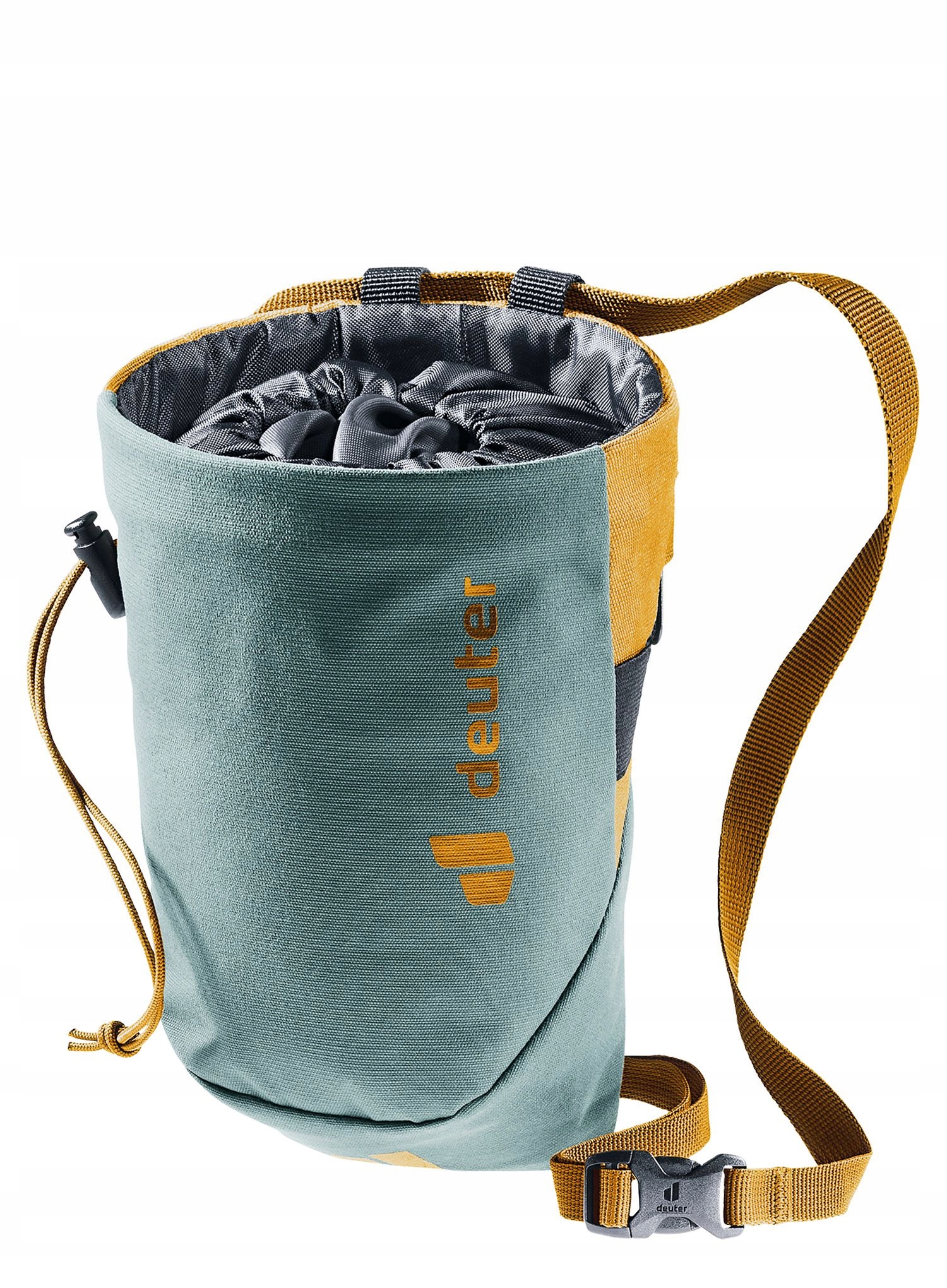 Woreczek na magnezję Deuter Gravity Chalk Bag II L teal/cinnamon