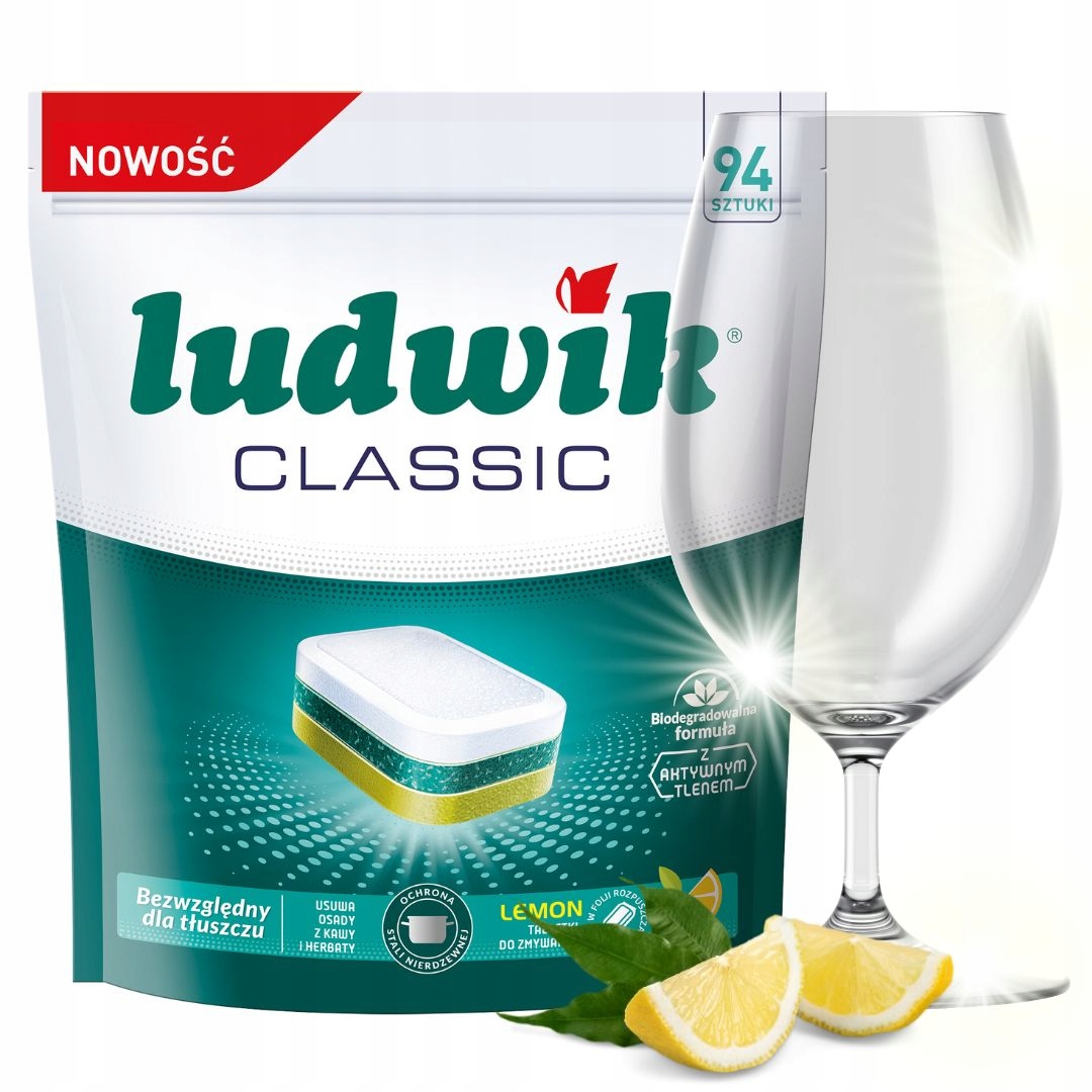

Tabletki do zmywarki Ludwik All in One Lemon 94szt