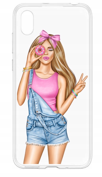 

etui silikon 1 mm dziewczyna do Huawei Y5 2019