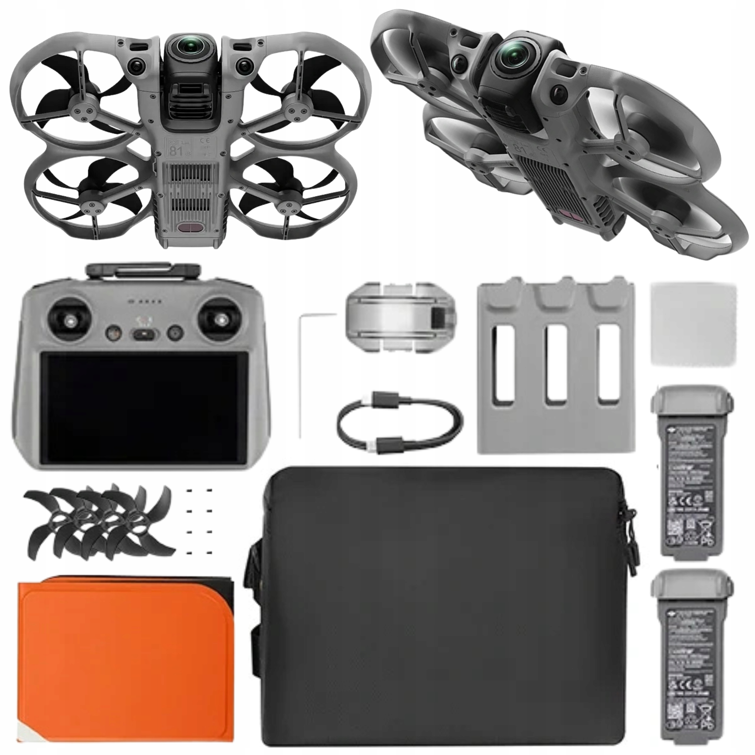 Dron Dji Avata 360 Fly More Combo Dji Rc 2 Kontroler 3x Aku Hub Torba Mata