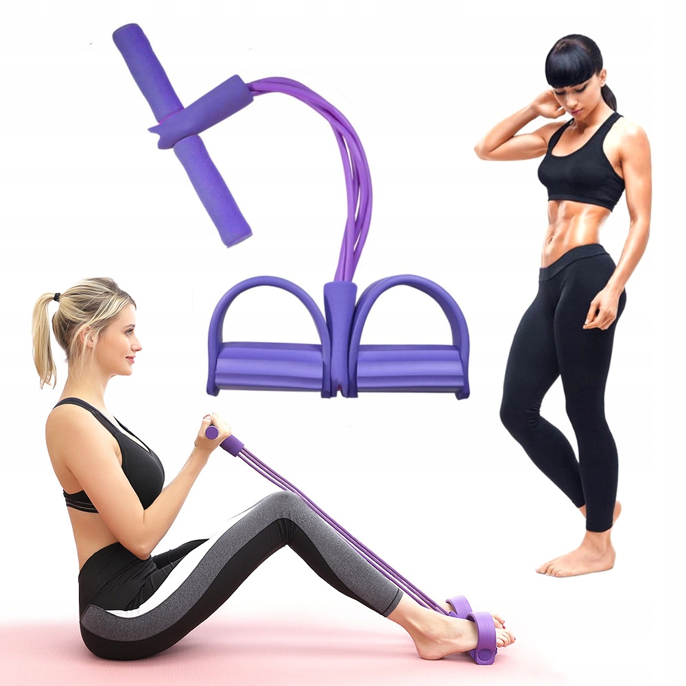 Expandér Expander Trénink Doma Fitness Pro Cvičení Multifunkční Nohy Stehen