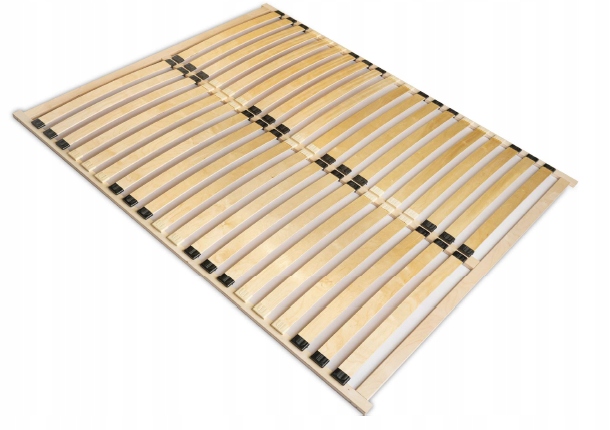 STELAŻ DO ŁÓŻKA DREWNIANY 160x200cm BASIC-FRAME DUAL
