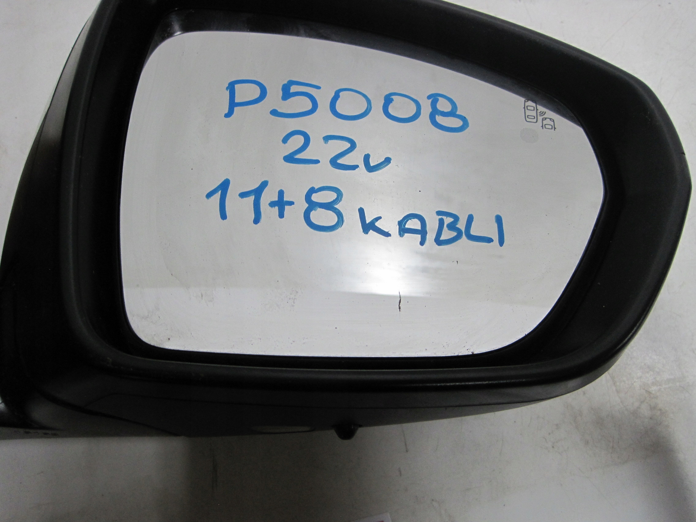 mirror mirrors left right PEUGEOT 5008 II asystent