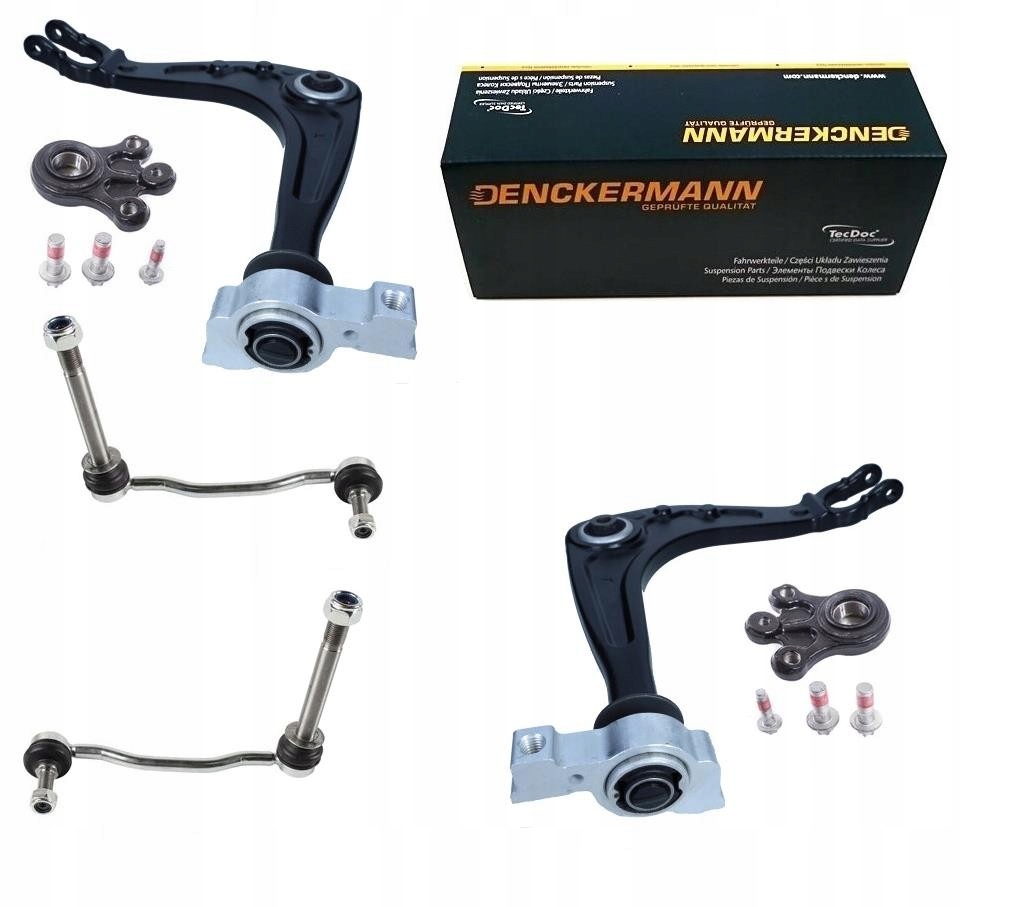 Ramena Spodní Čepy Spojky Pouzdra Peugeot 407 Přední Sada 6 Ks