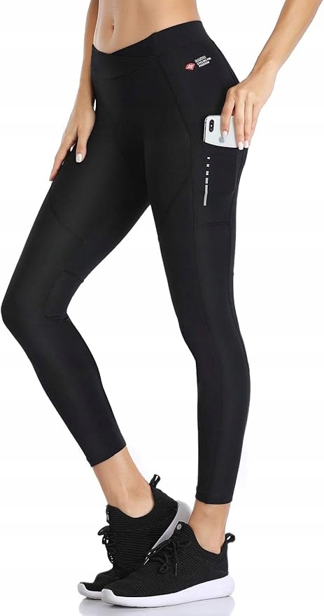 Santic Spodnie Długie Spodnie Rowerowe Męskie Damskie r. S