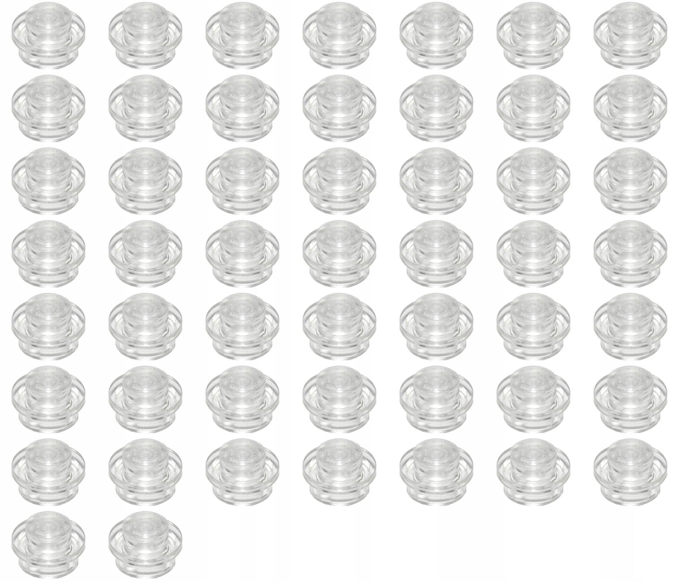 

Lego 4073 1x1 przezroczysty Nowy (6g) 51 szt.