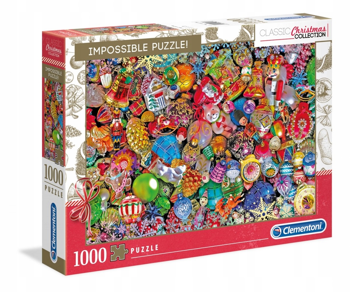 

Puzzle 1000 Świąteczne Ozdoby Impossible 39585