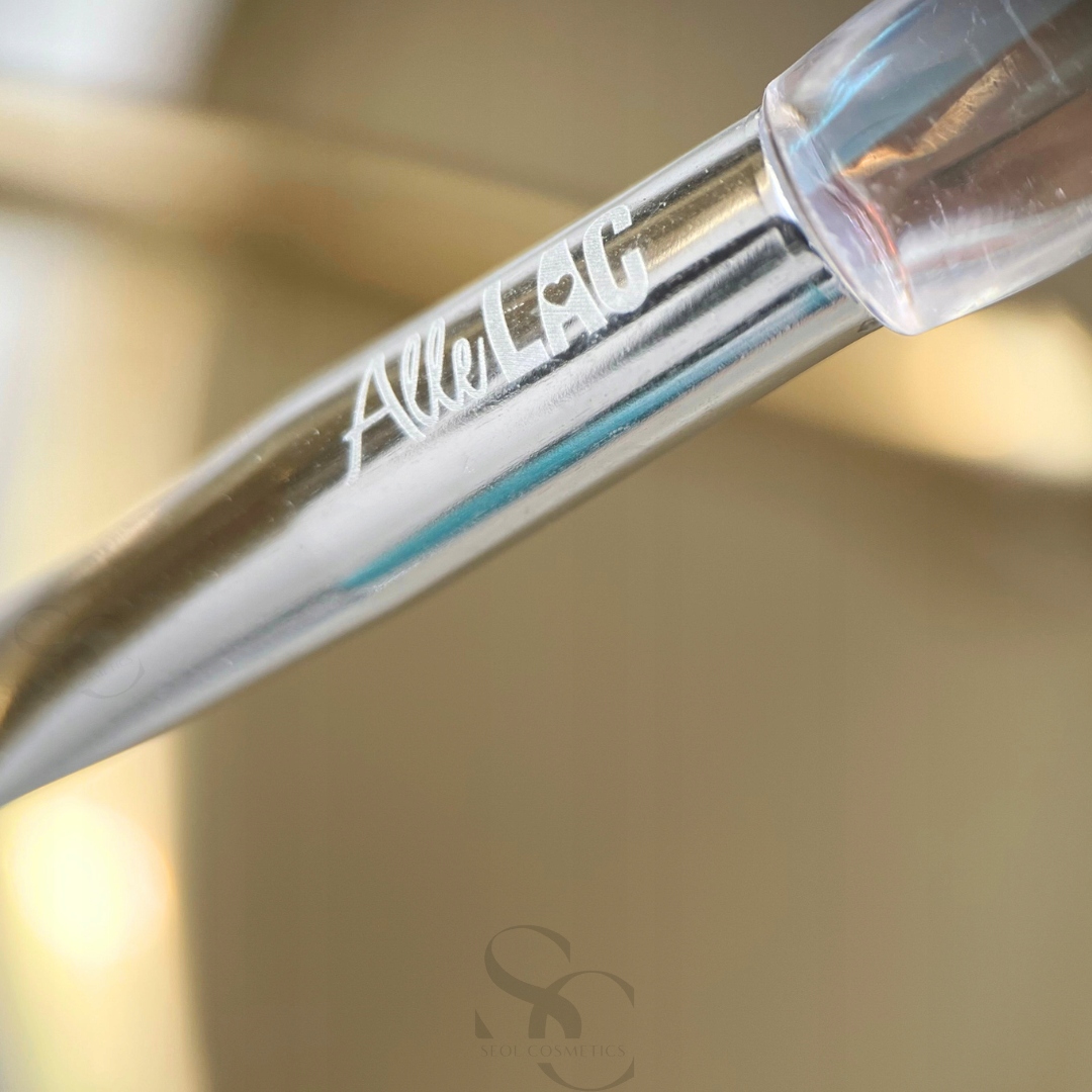 Pędzelek do żelu 6 unicorn owalny 8mm AlleLac holograficzny do paznokci Rodzaj pojedynczy pędzelek