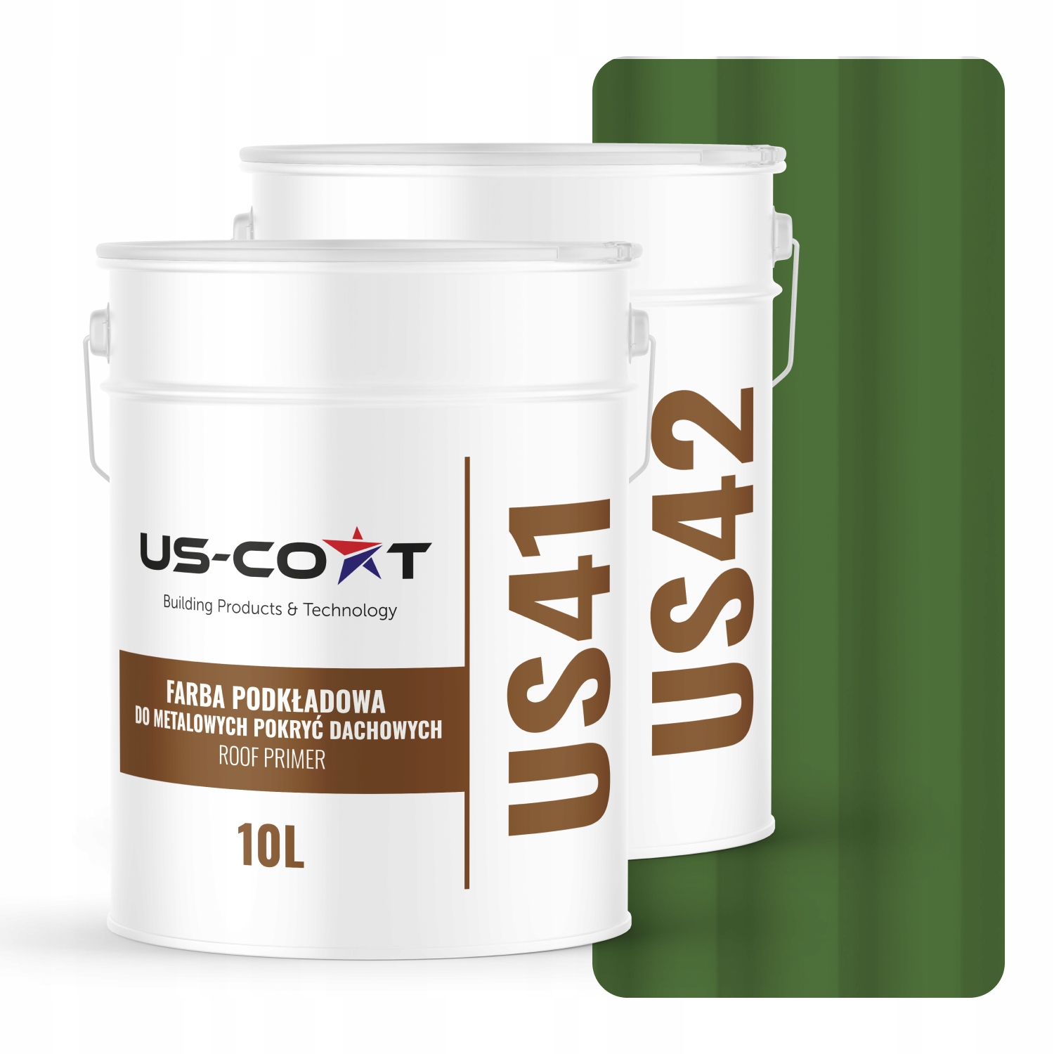 Farba Na Strechu Metal Podložka Zelená Trávnatá RAL6010 74 m2 Mat