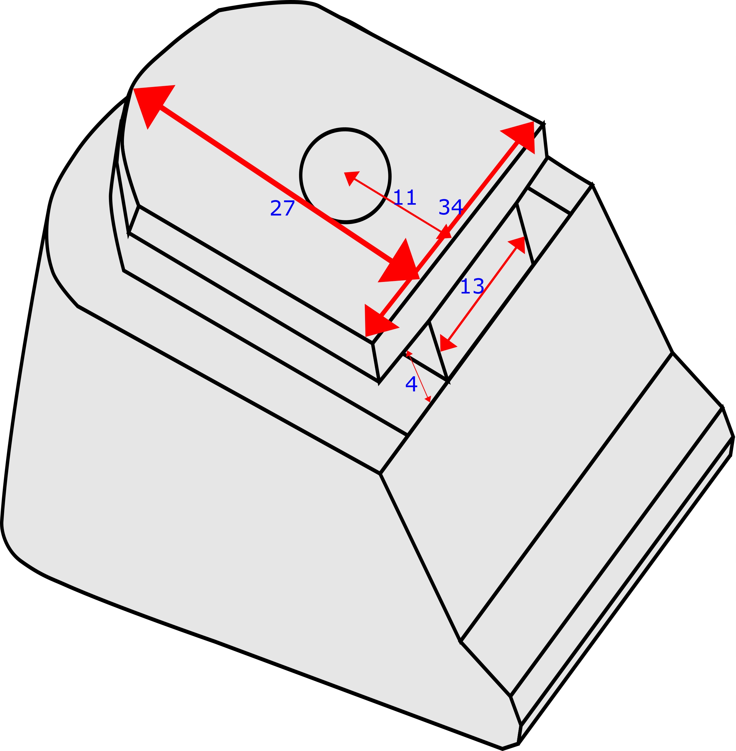 Hamulec do rolek RAVEN Profession TPR biały 4szt Marka Raven